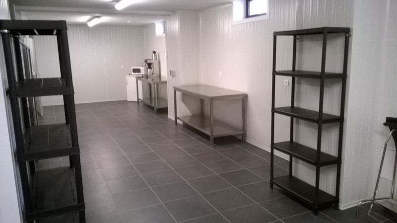 Espace de travail en inox